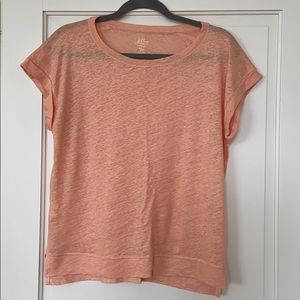 J Crew Linen Tee